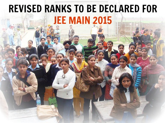 revised ranks for jee main 2015